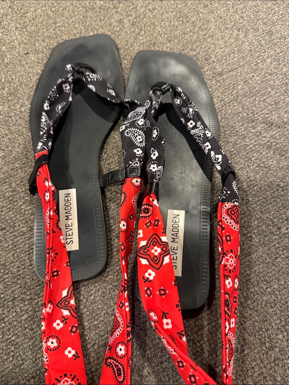 Steve Madden wrap-around thong sandals Women size 8